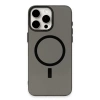 Newface iPhone 15 Pro Kılıf Anka PC Magneticsafe Sert Metal Kapak - Siyah