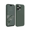 Newface iPhone 15 Pro Kılıf First Silikon - Koyu Yeşil