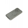 Newface iPhone 15 Pro Kılıf Joke Simli Magneticsafe Kılıf - Gri