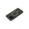 Newface iPhone 15 Pro Kılıf Lodos Magneticsafe Mat Kapak - Titan Gri