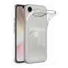 Newface iPhone 16E Kılıf Kart Şeffaf Silikon - Şeffaf