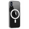 Newface iPhone X Kılıf Magneticsafe Şeffaf Silikon - Şeffaf