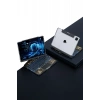 Newface JP11 iPad Pro 11 (2022) Kılıf Vales Dönen Ledli Klavyeli Tablet Kılıfı - Siyah
