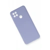 Newface Oppo A15 Kılıf Nano içi Kadife Silikon - Lila