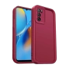 Newface Oppo A16 Kılıf Viera Silikon - Bordo