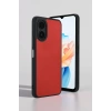 Newface Oppo A38 Kılıf Aras Deri Kapak - Pudra