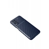 Newface Oppo A54 4G Kılıf Auto Focus Karbon Kapak - Lacivert