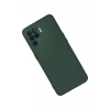 Newface Oppo Reno 5 Lite Kılıf Nano içi Kadife Silikon - Koyu Yeşil