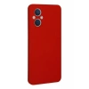 Newface Oppo Reno 7 Lite Kılıf Nano içi Kadife Silikon - Kırmızı
