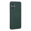Newface Oppo Reno 7 Lite Kılıf Nano içi Kadife Silikon - Koyu Yeşil