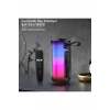 Newface Pluse 5 Mikrofonlu RGB Kablosuz Hoparlör - Beyaz