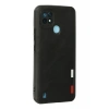 Newface Realme C21 Kılıf Loop Deri Silikon - Siyah