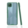 Newface Realme C21 Kılıf Platin Silikon - Yeşil