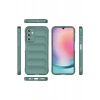 Newface Samsung A36 Kılıf Optimum Silikon - Koyu Yeşil