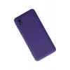 Newface Samsung Galaxy A01 Core Kılıf Nano içi Kadife Silikon - Mor