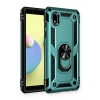 Newface Samsung Galaxy A01 Core Kılıf Sofya Yüzüklü Silikon Kapak - Yeşil