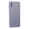 Newface Samsung Galaxy A02 Kılıf Montreal Silikon Kapak - Mor