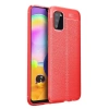 Newface Samsung Galaxy A02S Kılıf Auto Focus Kapak - Kırmızı