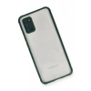 Newface Samsung Galaxy A02S Kılıf Miami Şeffaf Silikon - Koyu Yeşil
