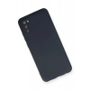 Newface Samsung Galaxy A02S Kılıf Nano içi Kadife Silikon - Lacivert