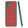 Newface Samsung Galaxy A02S Kılıf Platin Silikon - Yeşil