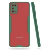 Newface Samsung Galaxy A02S Kılıf Platin Silikon - Yeşil
