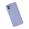 Newface Samsung Galaxy A03 Kılıf Nano içi Kadife Silikon - Lila