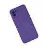 Newface Samsung Galaxy A03 Kılıf Nano içi Kadife Silikon - Mor