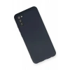 Newface Samsung Galaxy A03S Kılıf Nano içi Kadife Silikon - Lacivert