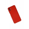 Newface Samsung Galaxy A04 Kılıf Nano içi Kadife Silikon - Kırmızı