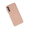 Newface Samsung Galaxy A04S Kılıf Nano içi Kadife Silikon - Pudra