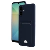 Newface Samsung Galaxy A06 Kılıf Kelvin Kartvizitli Silikon - Lacivert