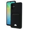 Newface Samsung Galaxy A06 Kılıf Kelvin Kartvizitli Silikon - Siyah