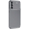 Newface Samsung Galaxy A16 5G Kılıf Auto Focus Karbon Kapak - Gri