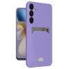 Newface Samsung Galaxy A16 5G Kılıf Kelvin Kartvizitli Silikon - Lila
