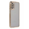 Newface Samsung Galaxy A23 4G Kılıf Razer Lensli Silikon - Gold