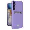 Newface Samsung Galaxy A26 Kılıf Kelvin Kartvizitli Silikon - Lila