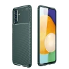 Newface Samsung Galaxy A36 Kılıf Auto Focus Karbon Kapak - Koyu Yeşil