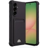 Newface Samsung Galaxy A36 Kılıf Kelvin Kartvizitli Silikon - Siyah