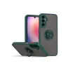 Newface Samsung Galaxy A36 Kılıf Montreal Yüzüklü Silikon Kapak - Yeşil