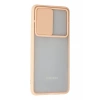 Newface Samsung Galaxy A52 Kılıf Palm Buzlu Kamera Sürgülü Silikon - Pembe