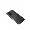 Newface Samsung Galaxy A72 Kılıf Auto Focus Karbon Kapak - Siyah