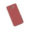 Newface Samsung Galaxy J7 Prime Kılıf Volet Silikon - Kırmızı