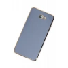 Newface Samsung Galaxy J7 Prime Kılıf Volet Silikon - Mavi