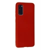 Newface Samsung Galaxy S20 Kılıf Nano içi Kadife Silikon - Kırmızı