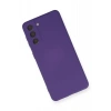 Newface Samsung Galaxy S21 Kılıf Nano içi Kadife Silikon - Mor