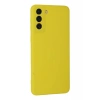 Newface Samsung Galaxy S21 Plus Kılıf Nano içi Kadife Silikon - Sarı