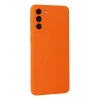 Newface Samsung Galaxy S21 Plus Kılıf Nano içi Kadife Silikon - Turuncu