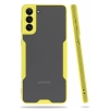 Newface Samsung Galaxy S21 Plus Kılıf Platin Silikon - Sarı