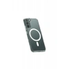 Newface Samsung Galaxy S22 Kılıf Magneticsafe Şeffaf Silikon - Şeffaf